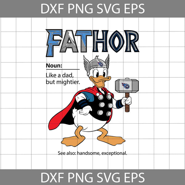 Duck Fathor Sport Svg, Father's Day Svg, Football Svg, Cartoon Svg, Cricut File, Clipart, Svg, Png, Eps, Dxf