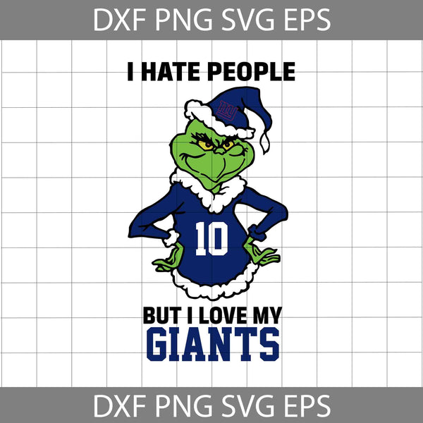 I Hate People But I Love My Football Svg, Football Svg, Cartoon Svg, Cricut File, Clipart, Svg, Png, Eps, Dxf