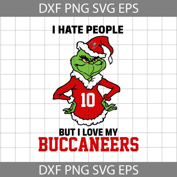 I Hate People But I Love My Football Svg, Football Svg, Cartoon Svg, Cricut File, Clipart, Svg, Png, Eps, Dxf