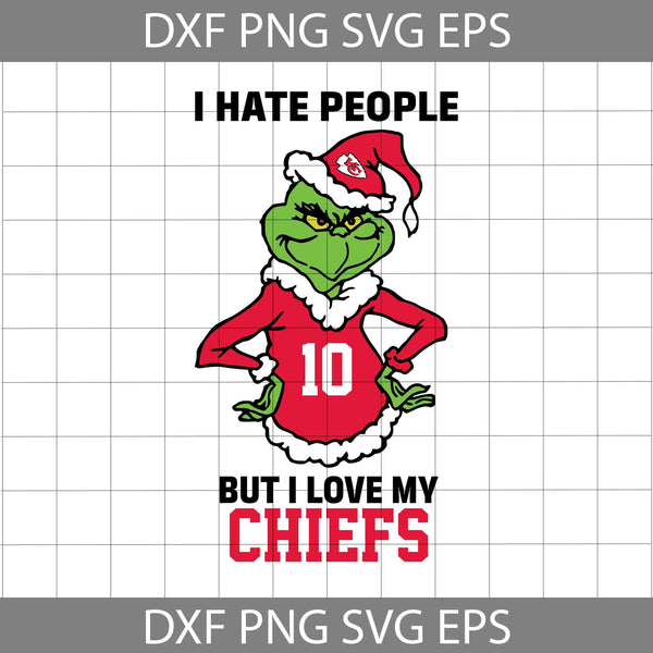 I Hate People But I Love My Football Svg, Football Svg, Cartoon Svg, Cricut File, Clipart, Svg, Png, Eps, Dxf