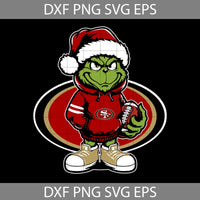 Santa Hat Svg, Football Team Svg, Cartoon Svg, Cricut File, Clipart, Svg, Png, Eps, Dxf