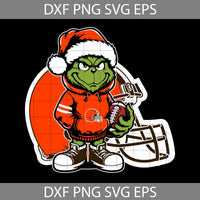 Santa Hat Svg, Football Team Svg, Cartoon Svg, Cricut File, Clipart, Svg, Png, Eps, Dxf