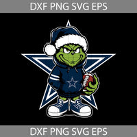 Santa Hat Svg, Football Team Svg, Cartoon Svg, Cricut File, Clipart, Svg, Png, Eps, Dxf