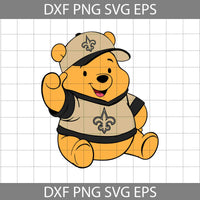 Bear Svg, Football Svg, Cartoon Svg, Cricut File, Clipart, Svg, Png, Eps, Dxf