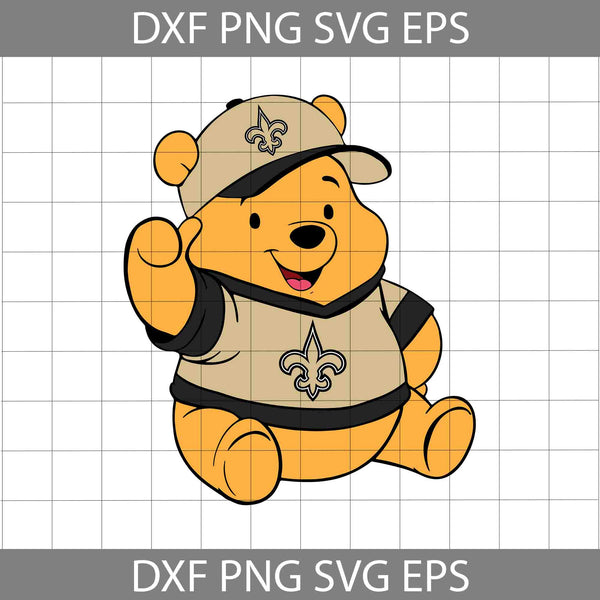 Bear Svg, Football Svg, Cartoon Svg, Cricut File, Clipart, Svg, Png, Eps, Dxf