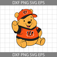 Bear Svg, Football Svg, Cartoon Svg, Cricut File, Clipart, Svg, Png, Eps, Dxf