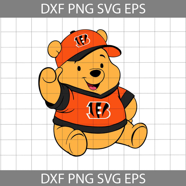 Bear Svg, Football Svg, Cartoon Svg, Cricut File, Clipart, Svg, Png, Eps, Dxf