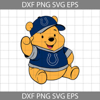Bear Svg, Football Svg, Cartoon Svg, Cricut File, Clipart, Svg, Png, Eps, Dxf