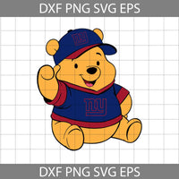 Bear Svg, Football Svg, Cartoon Svg, Cricut File, Clipart, Svg, Png, Eps, Dxf