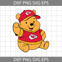 Bear Svg, Football Svg, Cartoon Svg, Cricut File, Clipart, Svg, Png, Eps, Dxf