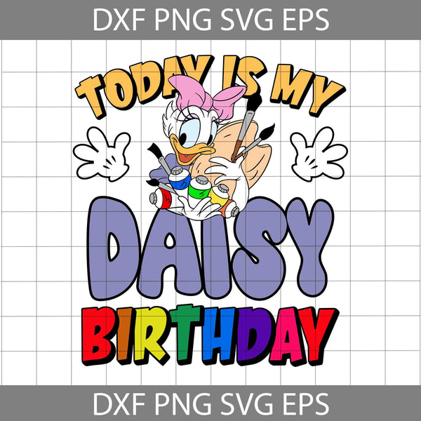 Today Is My Duck Birthday Svg, Duck Svg, Cartoon Svg, Birthday Svg, Cricut File, Clipart, Svg, Png, Eps, Dxf