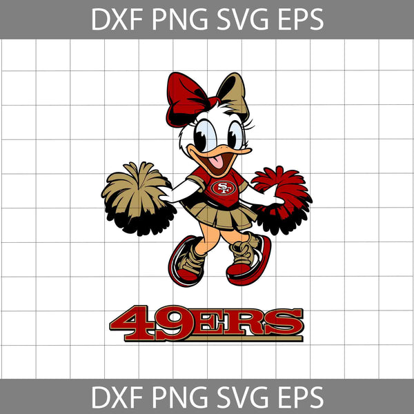 Duck Cheerleader Svg, Football Svg, Cartoon Svg, Cricut File, Clipart, Svg, Png, Eps, Dxf