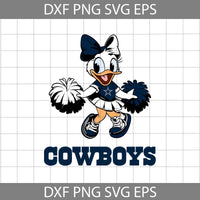 Duck Cheerleader Svg, Football Svg, Cartoon Svg, Cricut File, Clipart, Svg, Png, Eps, Dxf