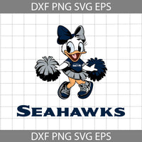 Duck Cheerleader Svg, Football Svg, Cartoon Svg, Cricut File, Clipart, Svg, Png, Eps, Dxf