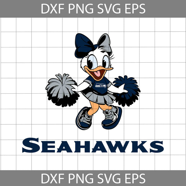 Duck Cheerleader Svg, Football Svg, Cartoon Svg, Cricut File, Clipart, Svg, Png, Eps, Dxf