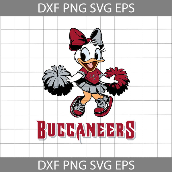 Duck Cheerleader Svg, Football Svg, Cartoon Svg, Cricut File, Clipart, Svg, Png, Eps, Dxf