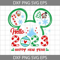 Friends Christmas Svg, Mouse Svg, Duck Svg, Cartoon Svg, Christmas Svg, Cricut File, Clipart, Svg, Png, Eps, Dxf