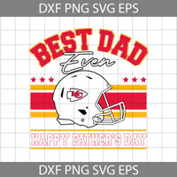 Best Dad Ever Svg, Father's Day Svg, Football Svg, Cartoon Svg, Cricut File, Clipart, Svg, Png, Eps, Dxf