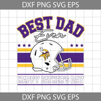 Best Dad Ever Svg, Father's Day Svg, Football Svg, Cartoon Svg, Cricut File, Clipart, Svg, Png, Eps, Dxf