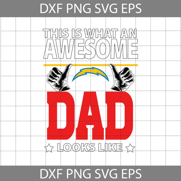 This Is What An Awesome Dad Looks Like Svg, Father's Day Svg, Football Svg, Cartoon Svg, Cricut File, Clipart, Svg, Png, Eps, Dxf