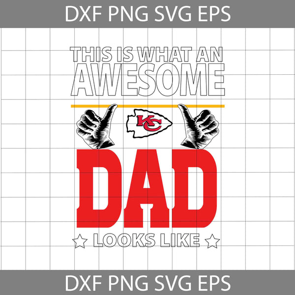 This Is What An Awesome Dad Looks Like Svg, Father's Day Svg, Football Svg, Cartoon Svg, Cricut File, Clipart, Svg, Png, Eps, Dxf