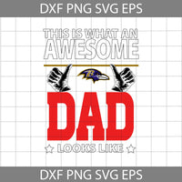 This Is What An Awesome Dad Looks Like Svg, Father's Day Svg, Football Svg, Cartoon Svg, Cricut File, Clipart, Svg, Png, Eps, Dxf