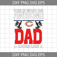 This Is What An Awesome Dad Looks Like Svg, Father's Day Svg, Football Svg, Cartoon Svg, Cricut File, Clipart, Svg, Png, Eps, Dxf
