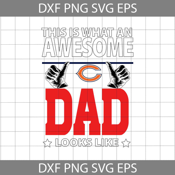 This Is What An Awesome Dad Looks Like Svg, Father's Day Svg, Football Svg, Cartoon Svg, Cricut File, Clipart, Svg, Png, Eps, Dxf