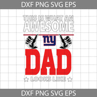 This Is What An Awesome Dad Looks Like Svg, Father's Day Svg, Football Svg, Cartoon Svg, Cricut File, Clipart, Svg, Png, Eps, Dxf