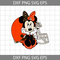 Mouse Svg, Football Svg, Cartoon Svg, Cricut File, Clipart, Svg, Png, Eps, Dxf