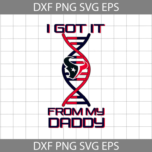 I Got it From My Daddy Svg, Father's Day Svg, Football Svg, Cartoon Svg, Cricut File, Clipart, Svg, Png, Eps, Dxf