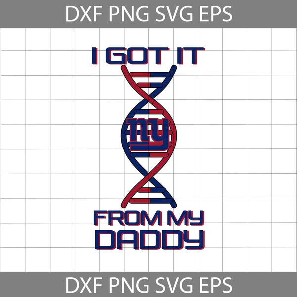 I Got it From My Daddy Svg, Father's Day Svg, Football Svg, Cartoon Svg, Cricut File, Clipart, Svg, Png, Eps, Dxf