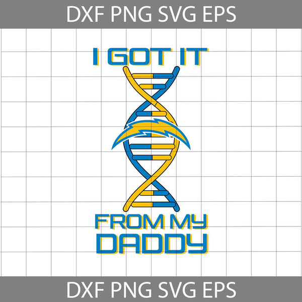 I Got it From My Daddy Svg, Father's Day Svg, Football Svg, Cartoon Svg, Cricut File, Clipart, Svg, Png, Eps, Dxf
