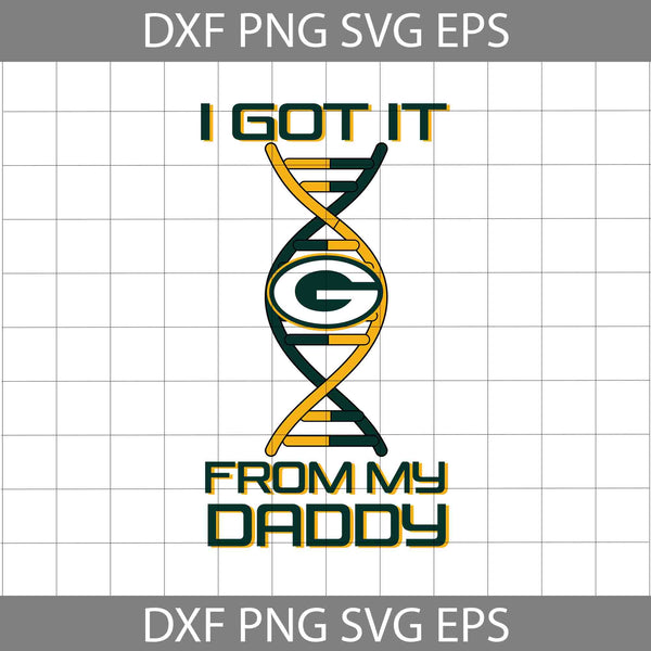 I Got it From My Daddy Svg, Father's Day Svg, Football Svg, Cartoon Svg, Cricut File, Clipart, Svg, Png, Eps, Dxf