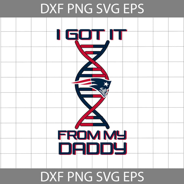 I Got it From My Daddy Svg, Father's Day Svg, Football Svg, Cartoon Svg, Cricut File, Clipart, Svg, Png, Eps, Dxf