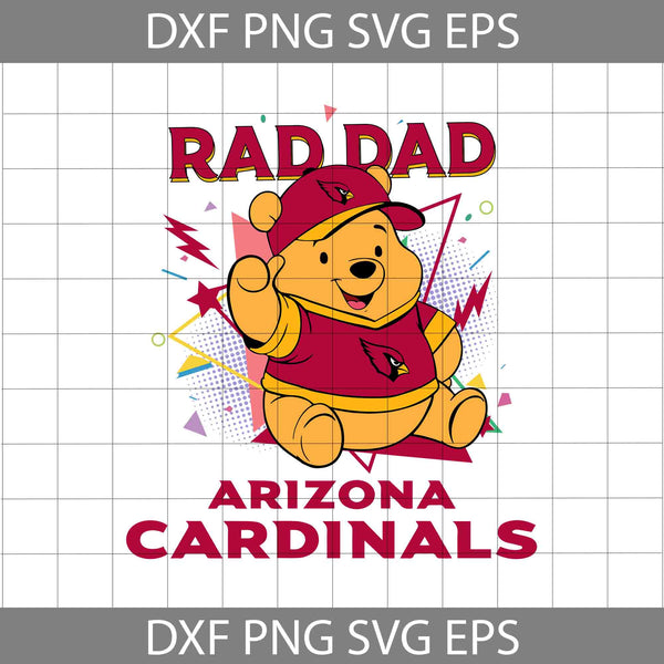 Bear Rad Dad Svg, Father's Day Svg, Football Svg, Cartoon Svg, Cricut File, Clipart, Svg, Png, Eps, Dxf