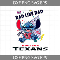 Love Rad Like Dad Svg, Father's Day Svg, Football Svg, Cartoon Svg, Cricut File, Clipart, Svg, Png, Eps, Dxf