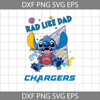 Love Rad Like Dad Svg, Father's Day Svg, Football Svg, Cartoon Svg, Cricut File, Clipart, Svg, Png, Eps, Dxf