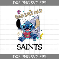 Love Rad Like Dad Svg, Father's Day Svg, Football Svg, Cartoon Svg, Cricut File, Clipart, Svg, Png, Eps, Dxf