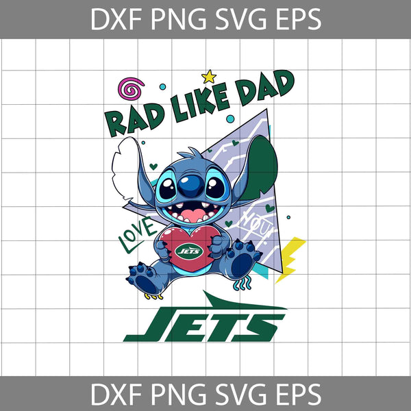 Love Rad Like Dad Svg, Father's Day Svg, Football Svg, Cartoon Svg, Cricut File, Clipart, Svg, Png, Eps, Dxf