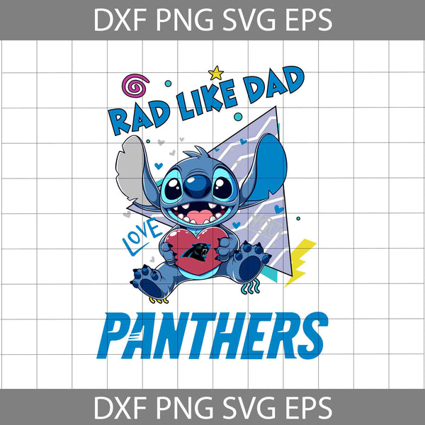 Love Rad Like Dad Svg, Father's Day Svg, Football Svg, Cartoon Svg, Cricut File, Clipart, Svg, Png, Eps, Dxf