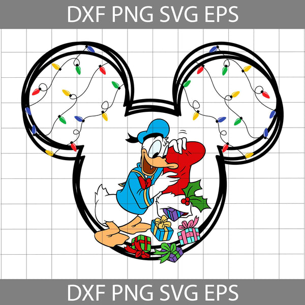 Duck Christmas Svg, Merry Christmas Svg, Cartoon Svg, Christmas Svg, Cricut File, Clipart, Svg, Png, Eps, Dxf