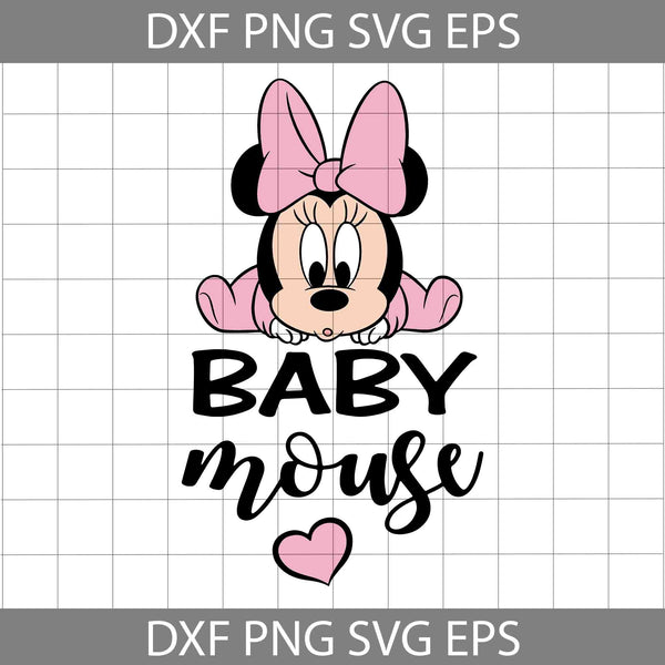 Baby Mouse Svg, Mouse Svg, Cartoon Svg, Cricut File, Clipart, Svg, Png, Eps, Dxf