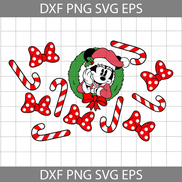 Mouse Svg, Merry Christmas Svg, Cartoon Svg, Christmas Svg, Cricut File, Clipart, Svg, Png, Eps, Dxf