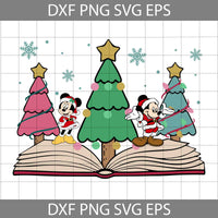 Mouse Christmas Svg, Merry Christmas Svg, Cartoon Svg, Christmas Svg, Cricut File, Clipart, Svg, Png, Eps, Dxf