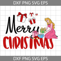 Princess Christmas Svg, Merry Christmas Svg, Cartoon Svg, Christmas Svg, Cricut File, Clipart, Svg, Png, Eps, Dxf