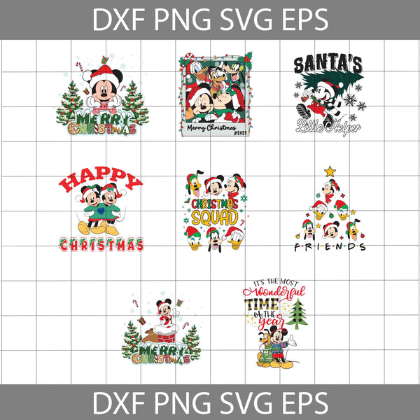 Bundle, Mouse Svg, Christmas Svg, Cartoon Svg, DXF, PNG, SVG, EPS