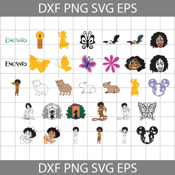 Characters Bundle Svg, Cartoon Svg, Family Svg, Cricut File Svg Eps Dxf Png