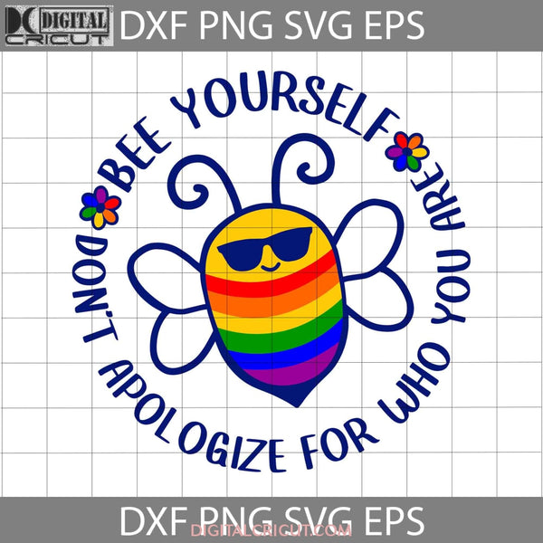 Bee Pride Svg Lgbt Cricut File Clipart Png Eps Dxf