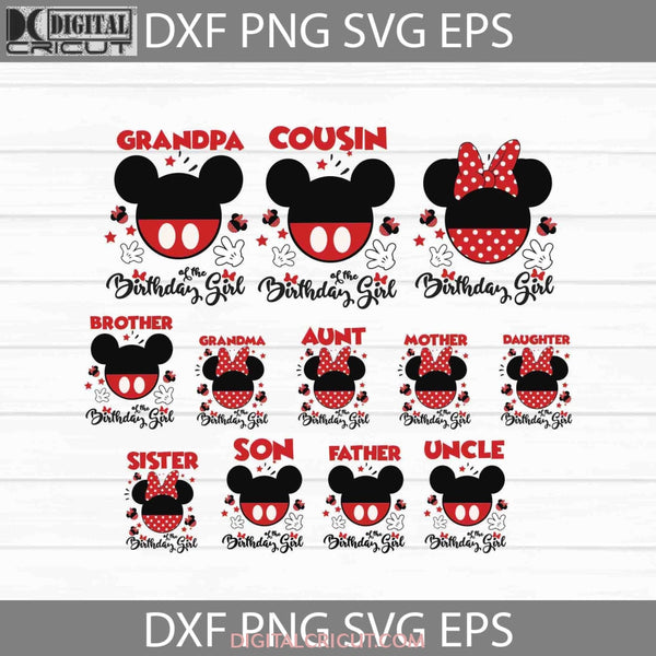 Bundle Family Birthday Girl Svg Hand Dad Of The Mom Cricut File Clipart Png Eps Dxf